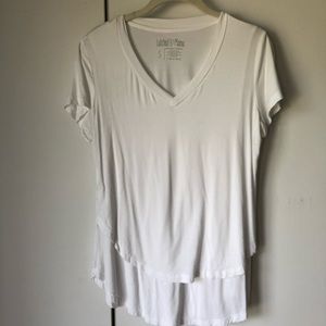 White Latched Mama Nursing T-Shirt